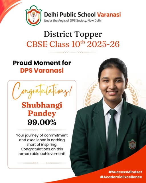 Success multiplied, excellence amplified! 🌟 Celebrating our District Topper who has set remarkable standards through hard work, perseverance, and a passion for learning. Each milestone is a testament to their dedication and commitment to excellence. Keep 