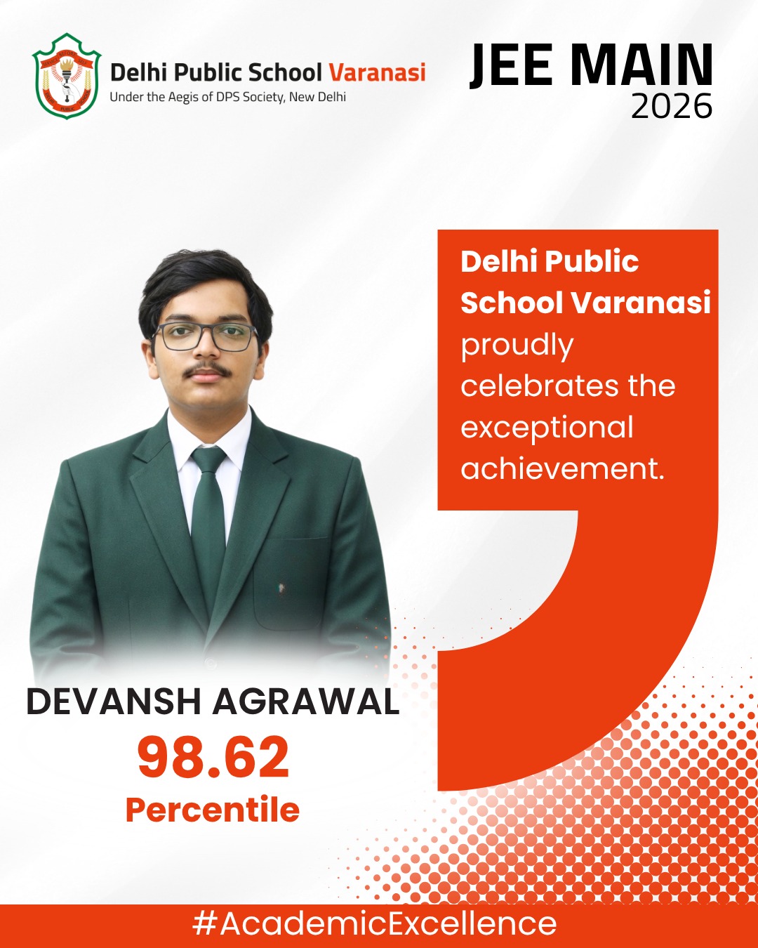 Huge congratulations! 🎉 Proud moment for DPS Varanasi.
